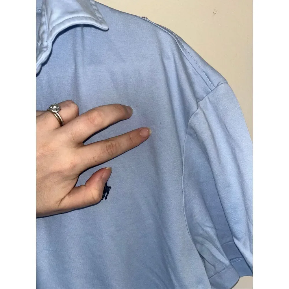 Polo Ralph Lauren Men’s Polo Pima Soft Touch Light Blue Large